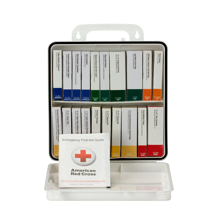 First Aid Only 50 Person 24 First Aid Kit, Plastic, Weatherproof, Unit ANSI A+, Type III, ANSI 2015 Compliant