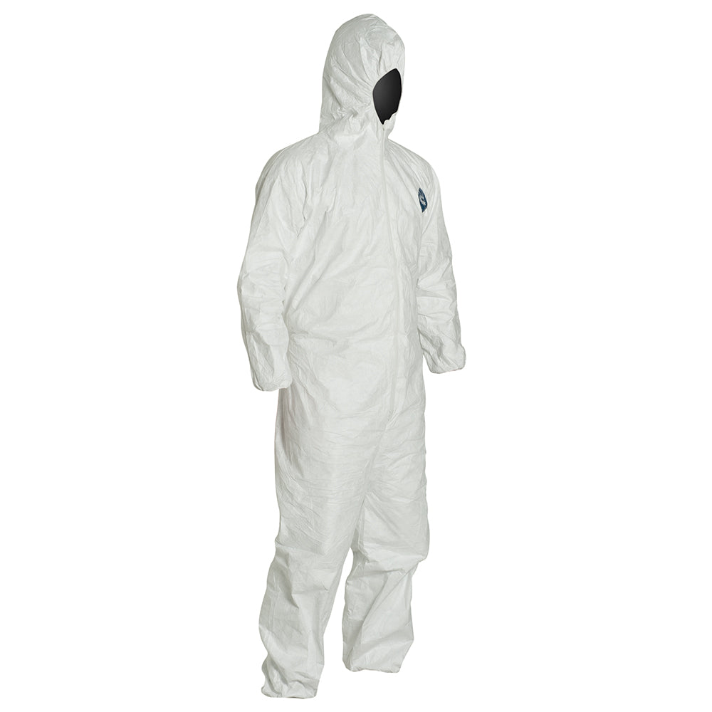 Dupont TYVEK® 400 - Coverall w/ Resp. Fit Hood, Elastic Wrists and Ankles