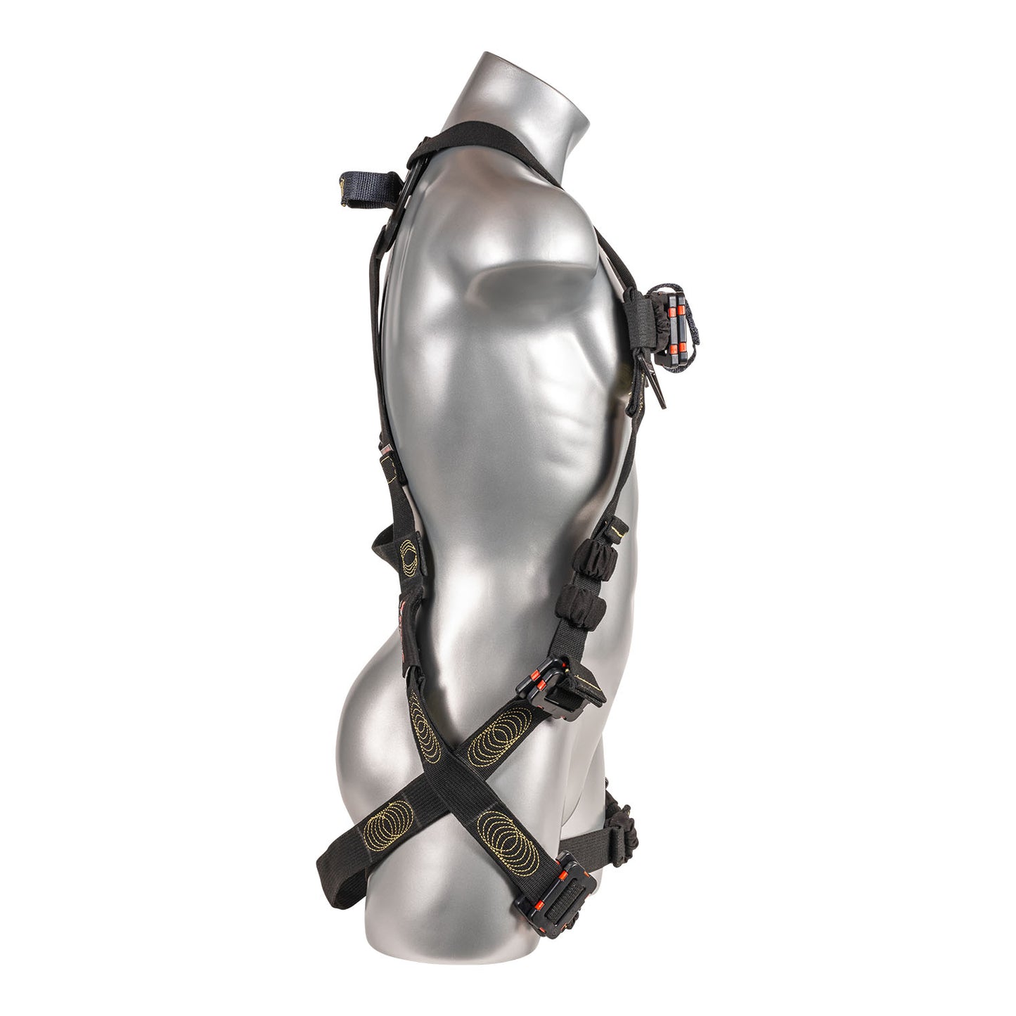 KStrong® Kapture™ Element Arc Flash Rated 5-Point Full Body Harness, Web Loop Dorsal and Front D-rings, Mating Buckle Legs and Chest (ANSI)