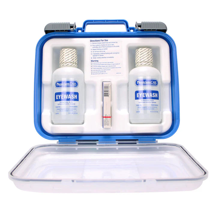 First Aid Only Mobile Eyewash Station, 6 Pieces