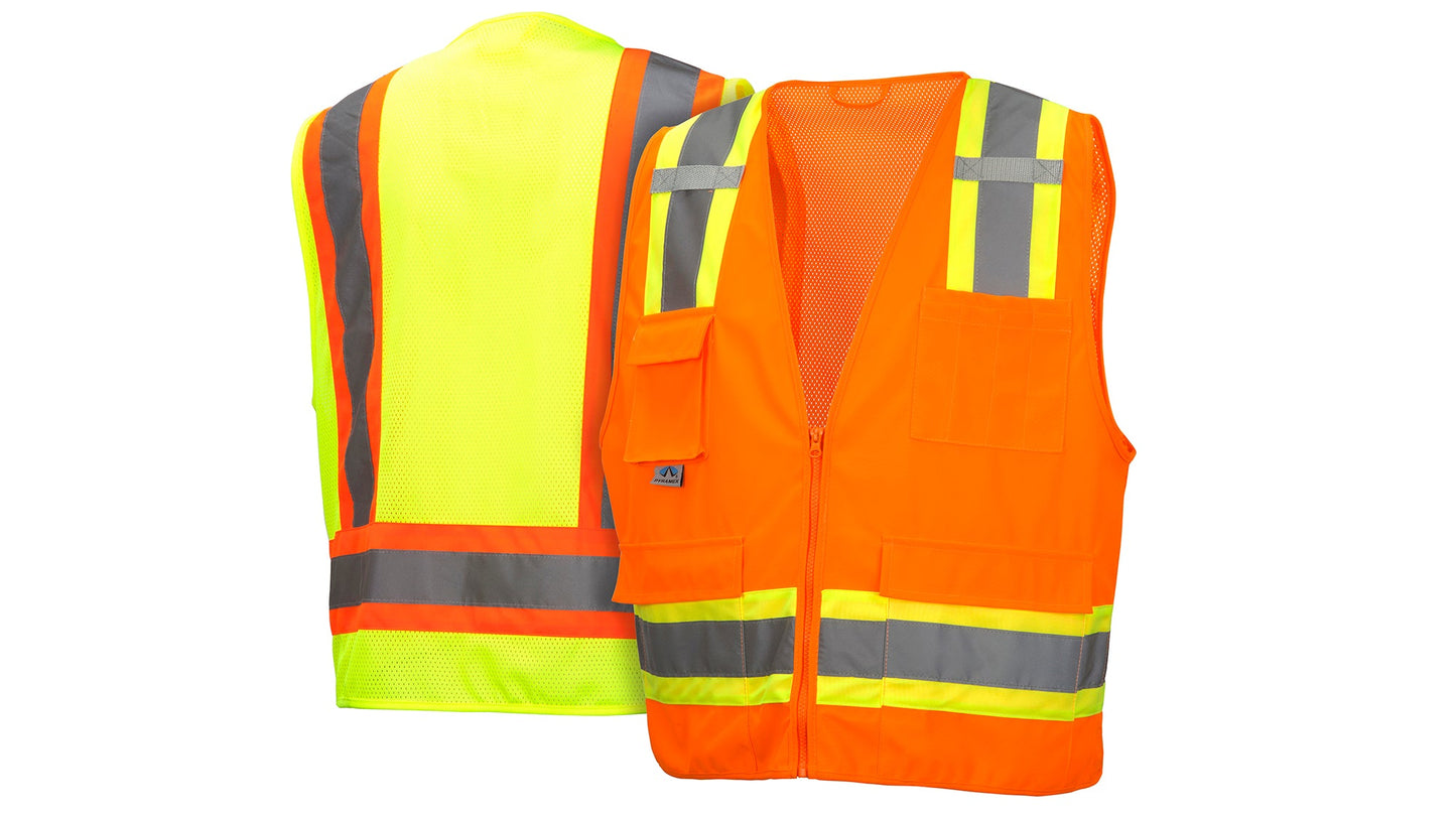 Pyramex RVZ24 surveyor hi-vis vest
