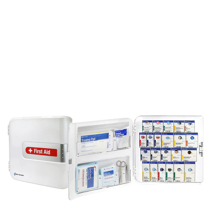 First Aid Only SmartCompliance Complete ANSI A Plastic Food Service Cabinet, ANSI 2021 Compliant