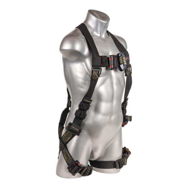 KStrong® Kapture™ Element Arc Flash Rated 5-Point Full Body Harness, Web Loop Dorsal and Front D-rings, Mating Buckle Legs and Chest (ANSI)