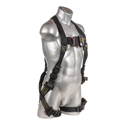 KStrong® Kapture™ Element Arc Flash Rated 5-Point Full Body Harness, Web Loop Dorsal and Front D-rings, Mating Buckle Legs and Chest (ANSI)