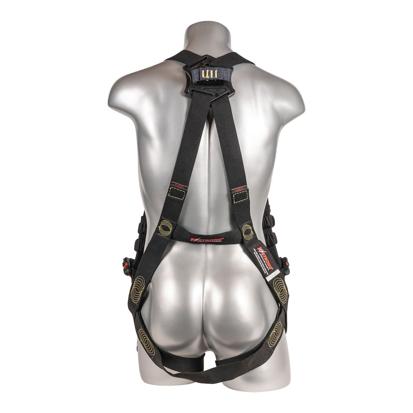 KStrong® Kapture™ Element Arc Flash Rated 5-Point Full Body Harness, Web Loop Dorsal and Front D-rings, Mating Buckle Legs and Chest (ANSI)
