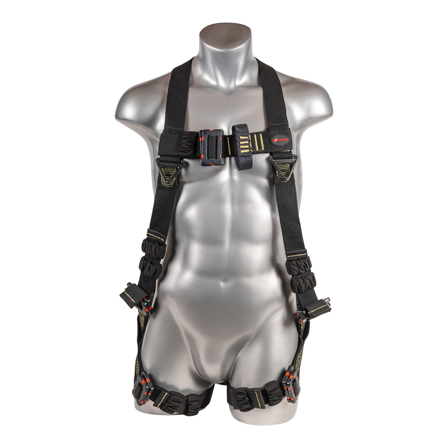 KStrong® Kapture™ Element Arc Flash Rated 5-Point Full Body Harness, Web Loop Dorsal and Front D-rings, Mating Buckle Legs and Chest (ANSI)